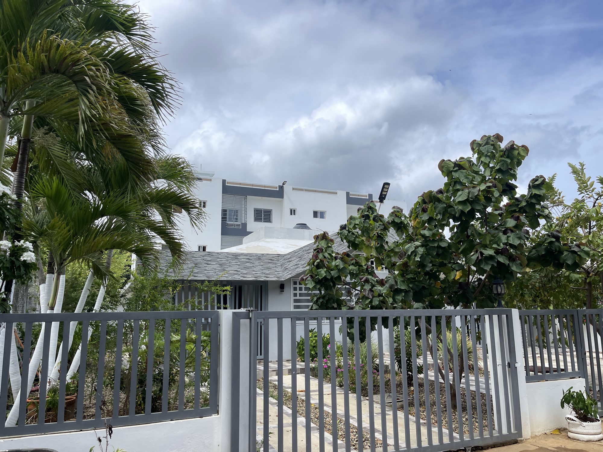The casita behind its gate